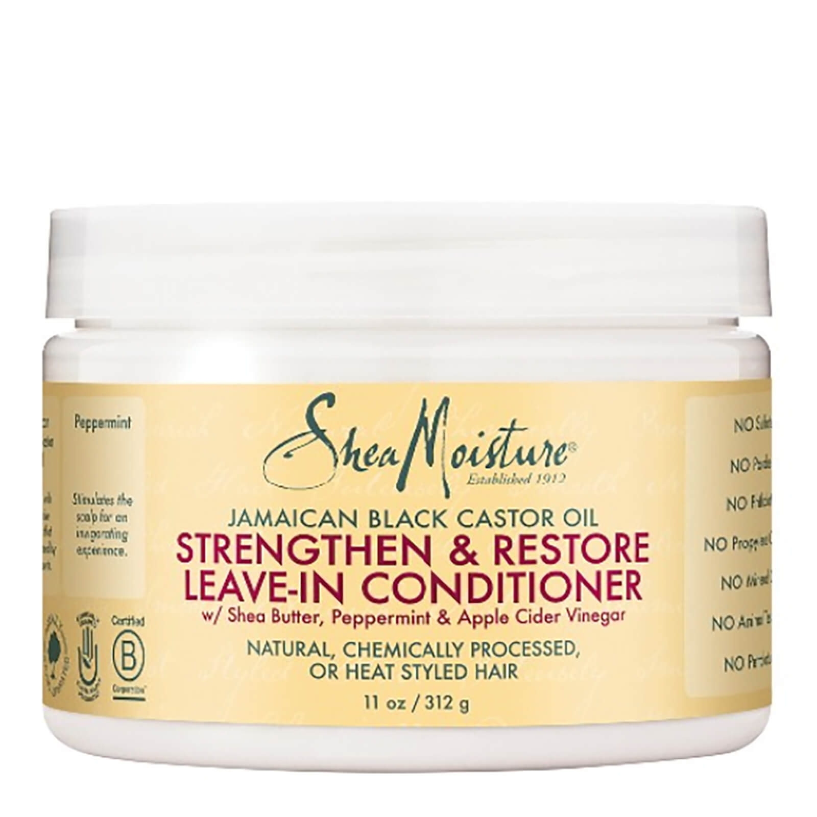 Shea Moisture Jamaican Black Castor Oil Strengthen/Grow and Restore Leave-In Conditioner/16oz