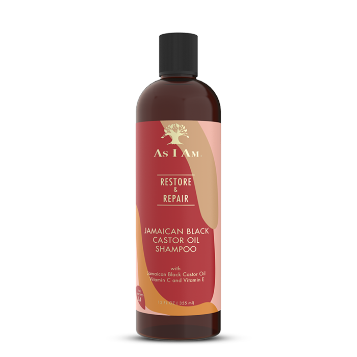 As I Am - Jamaican Black Castor Oil Shampoo with Vitamin C&E / 12 oz