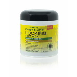 Jamaican Mango & Lime - Locking Firm Wax For Coarse & Resistant Hair / 16 oz