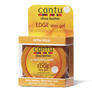 Cantu Shea Butter - Extra Hold Edge Stay Gel / 2.25 oz.