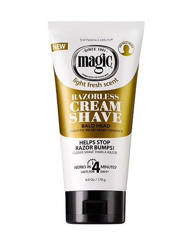 SoftSheen-Carson | Magic Razorless Cream Shave Smooth For Bald Head Maintenance / 6 oz.