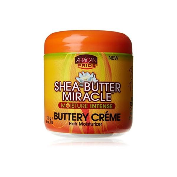 AFRICAN PRIDE SHEA MIRACLE MOISTURE INTENSE BUTTERY CREME/6OZ