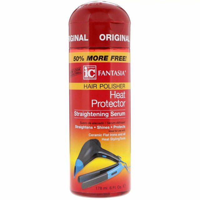 Fantasia IC - Hair Polisher Heat Protector Straightening Serum / 6 oz